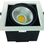 1x20W LED COB Architecture Grid Type Box Downlight