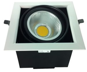 1x20W LED COB Architecture Grid Type Box Downlight