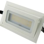 40W LED SMD Shop Lighter in Frosted Glass