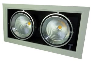2x12W LED COB Architecture Grid Type Box Downlight