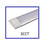 36W LED Slimline Linear Batten Diffused Tri-Colour