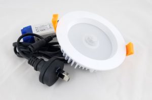10W LED Sensor Downlight with PIR Motion Sensor 90mm Cut Out