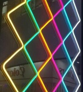 LED Neon Flex Mini- Single Color 12V DC 25mm Cutting Length (not 300mm). Size:6(w)x12(h)mm