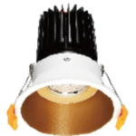 15W LED COB Semi Trimless Fixed Dimmable Downlight with 55° Beam