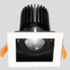 1x15W LED COB Square Adjustable Dimmable Downlight with 55° Beam - Image 2