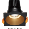 15W LED COB Square Fixed Dimmable Downlight with 55° Beam - Image 2