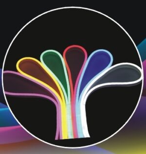RGB Neon Strip- 12V, 50mm Cut, Size : 8(w)x16(h)h