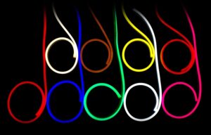 Single Color, 12V,  10mm Cut,  Size:8(w)x16(h)mm, LED Neon Flex