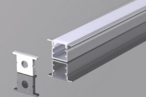 Recessed Profile - 10mm(w)x10mm(h)x17mm(top) SKU: PR1010