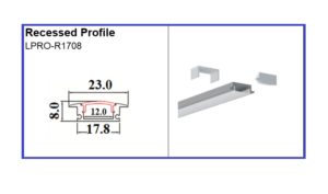 P02 - Recessed Silver Profile