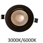 25W Gimbal Downlight (Non Dim) with Flex & Plug