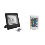010W, 12V, RGB Flood Light + Remote (FL23)