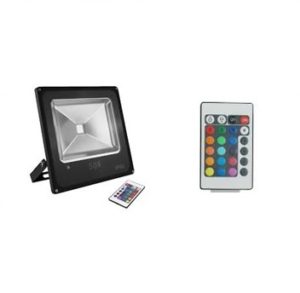010W, 12V, RGB Flood Light + Remote (FL23)