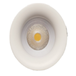 3W White/Black Recessed Mounted Mini Downlight 3000K with 45° Beam