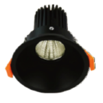 LED Downlight Semi Trimless Fixed in Black