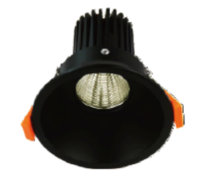 LED Downlight Semi Trimless Fixed in Black