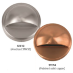 LED Wall Eyelid Step Lights 12V 3W 3000K Stainless Steel/ Solid Copper Model No.: STE13-14