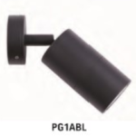 LED GU10 Pillar Lights  (Black Aluminium) 110-265V AC Model No.: PGUDBL/PG1FBL/PG1ABL/PG2ABL