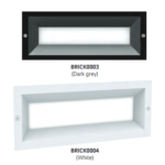 LED Exterior Recessed Wall Lights 100-240V AC Model No.: BRICK0001/2/3/4