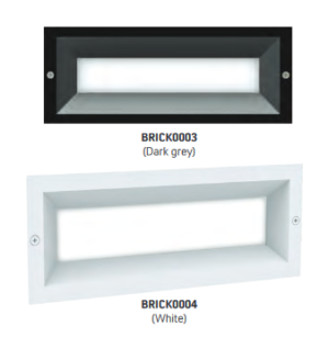 LED Exterior Recessed Wall Lights 100-240V AC Model No.: BRICK0001/2/3/4