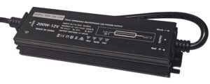 Power Supply (Weatherproof) - Dimmable - 12V - 200W SKU: DR-12V-J200WDIM-WP